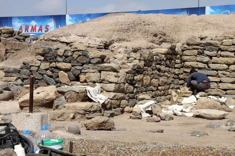 Imagen de archivo de trabajos de restauración en un yacimiento arqueológico/TA.